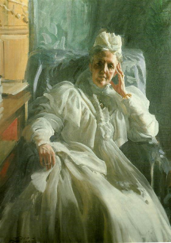 Anders Zorn drottning sophia oil painting picture